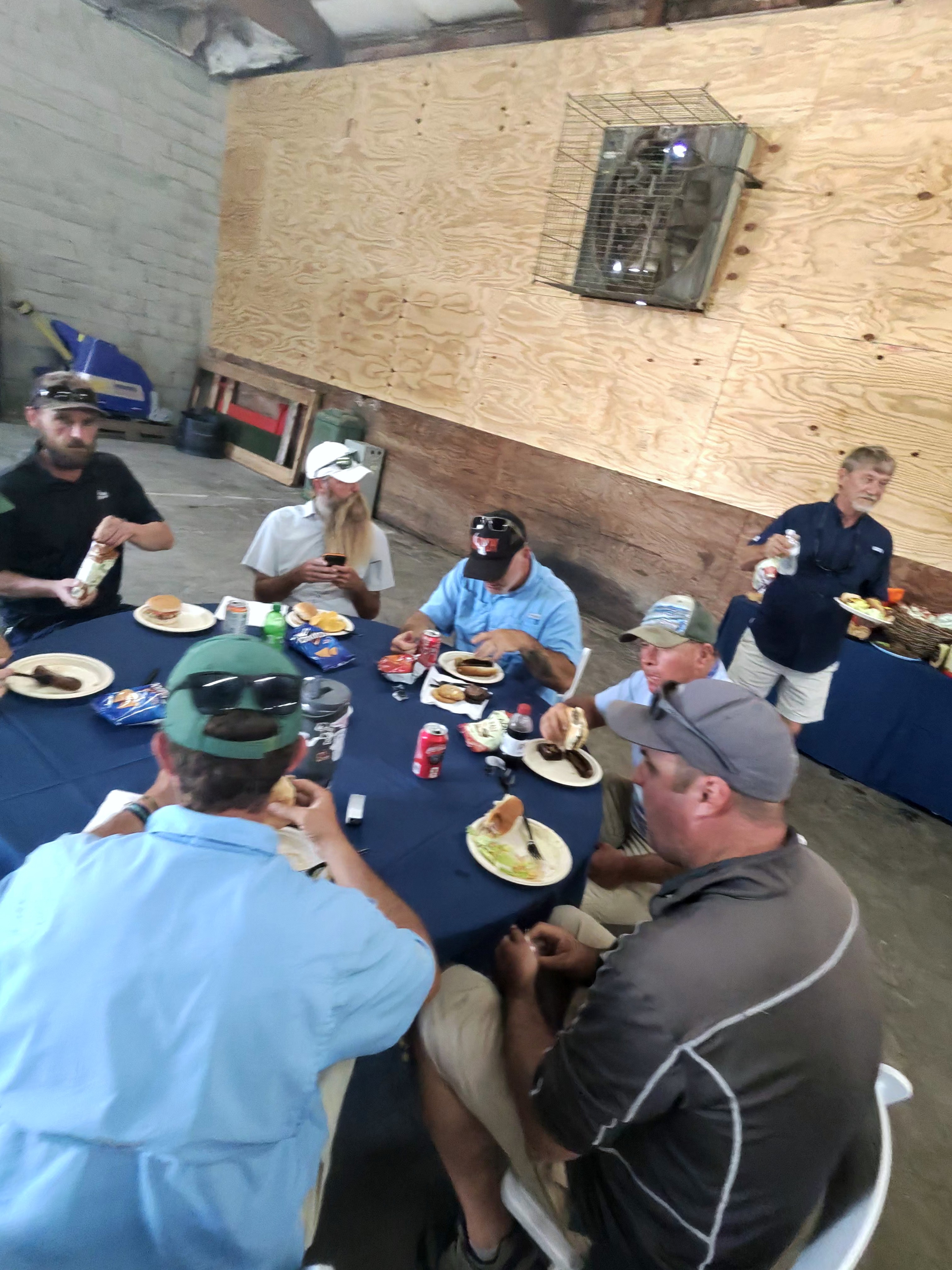 Wild Dunes members enjoying the appreciation lunch together