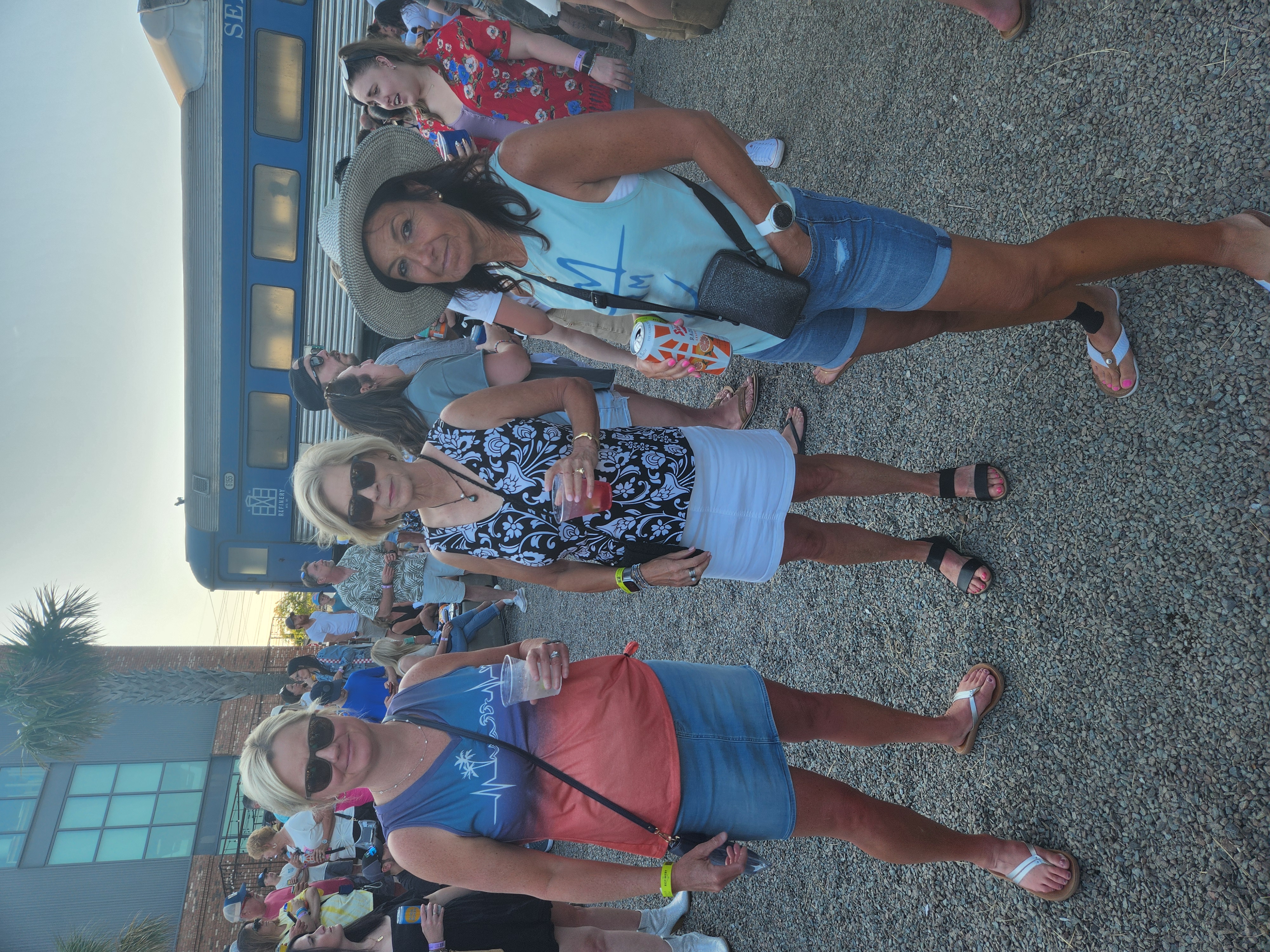 Wild Dunes ladies members enjoying a concert together