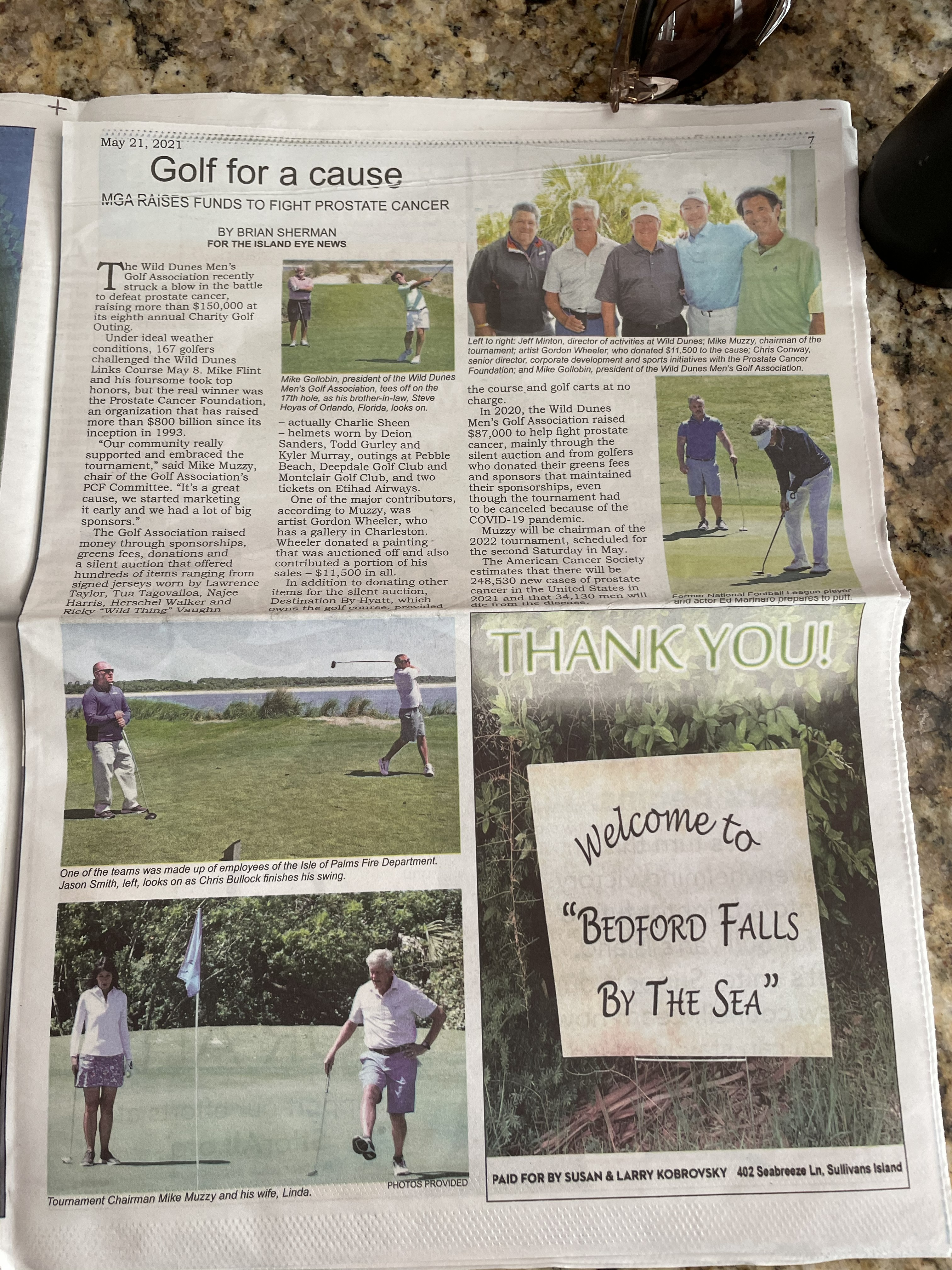 Golf for a Cause — MGA Raises Funds to Fight Prostate Cancer